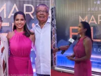 Apresentadora Camila Oliveira recebe Prêmio Maria Felipa em Salvador