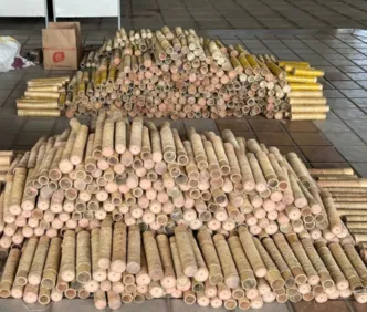 Fábricas clandestinas de espadas são desmontadas em Cruz das Almas