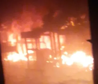 Incêndio atinge escola municipal em Dias D'Ávila nesta sexta-feira (2)