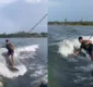 
                  Apaixonado por surf, Marcelo Sangalo dá show nas águas da Florida