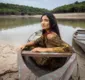 
                  Modelo de origem tupi-guarani, Dandara Queiroz faz especial da Globo
