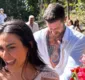 
                  Cleo e Leandro Dlucca realizam novo casamento em Cachoeira: 'Bênçãos'
