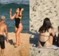 
                  Mel Maia e MC Daniel são flagrados em conversa íntima na praia