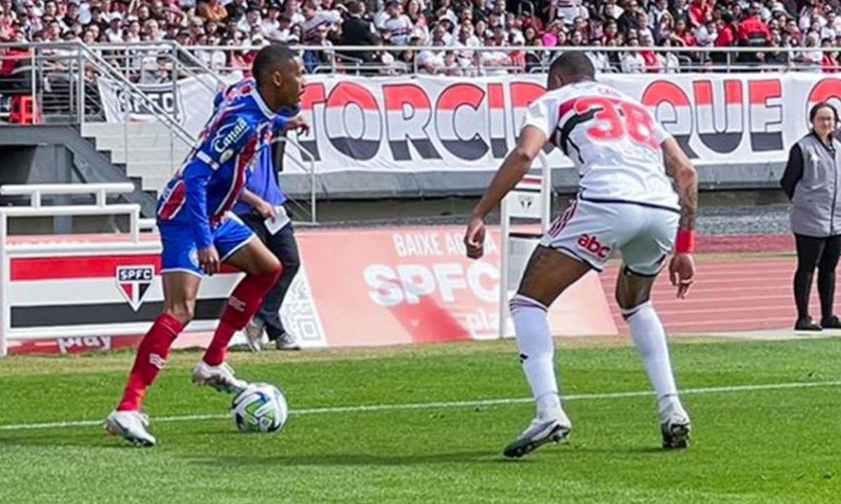 São Paulo quebra tabu fora de casa e vence Bahia, que segue no Z4