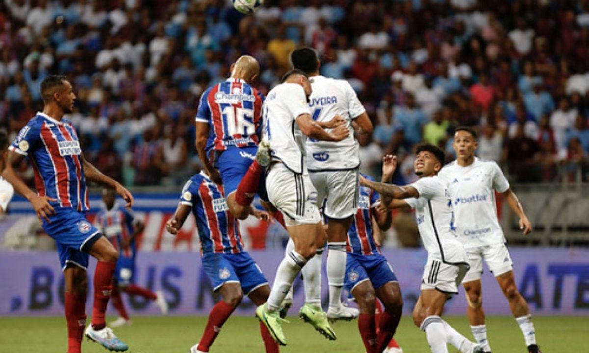 Jogando em casa, Bahia empata com Cruzeiro no Brasileirão