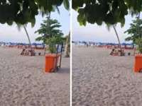 Homem morre após ser baleado em praia da Ribeira