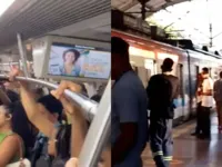 Metrô apresenta falha e trem é retirado de circulação; VÍDEO