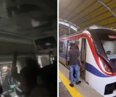 VÍDEO: Linha 2 do metrô apresenta falha e passageiros ficam no escuro