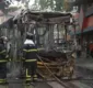 
                  Após roubo, ônibus é incendiado por criminosos em bairro de Salvador