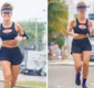 
                  Bárbara Coelho, do 'Esporte Espetacular', aproveita dia em orla do RJ