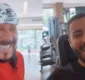 
                  Bell Marques treina com o filho e brinca: 'Academia é meu sobrenome'
