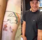 
                  Carla Perez e Xanddy homenageiam filhos com tatuagem: 'Lembranças'