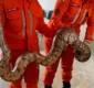 
                  Cobra de 2 metros é resgatada próxima de estação de água em Juazeiro
