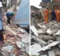 
                  Escombros de prédio que desabou em Cosme de Farias começam a ser retirados