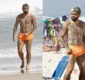 
                  Gabigol aproveita tarde de sol ao lado de ex-paquito; FOTOS