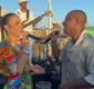 
                  Ivete Sangalo grava em trio com Thiaguinho na orla de Salvador