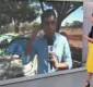 
                  Repórter da Globo se atrapalha e xinga ao vivo: 'Horário de pic*'