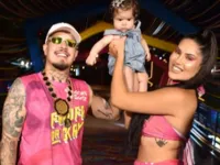 Jottapê recebe críticas por levar filha de 5 meses para Farofa da Gkay
