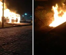 Vídeo: ônibus pega fogo em garagem da Avenida Suburbana