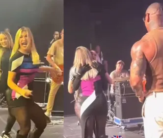 VÍDEO: Lore Improta realiza sonho de fã e dança com ela em show de Léo