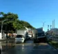 
                  Caminhão fica preso em buraco após rompimento de tubulação em Salvador