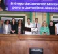 
                  Jéssica Senra recebe comenda Maria Quitéria em sessão na Câmara; FOTOS