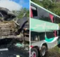 
                  Motorista de ônibus morre após batida com caminhão em rodovia da Bahia