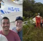 
                  Veja o que se sabe sobre queda de avião que matou três homens na Bahia