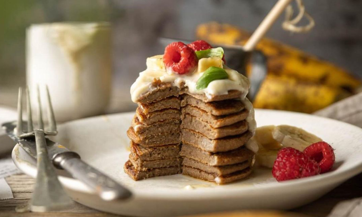 Aprenda receita de panqueca de aveia com banana sem ovos