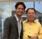 
                  Alexandre Pato mostra vídeo inédito de Silvio Santos com neto; veja