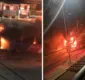 
                  Ônibus é incendiado na Av. Suburbana e linha é suspensa; entenda