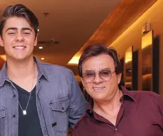 Chitãozinho surpreende em aparição com o filho gato no 'Mais Você'