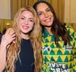 
                  Ivete Sangalo se derrete em declaração para Shakira: 'Amada amiga'