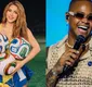 
                  Shakira anuncia parceria com Léo Santana em meio à Copa do Mundo; veja
