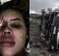 
                  Sthe Matos choca com vídeo de grave acidente com Kevi Jonny: 'Milagre'