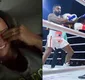 
                  Viviane Araújo tem crise de riso com luta de Davi Brito e Bambam; veja