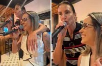 Ivete Sangalo surpreende ao cantar em restaurante de Salvador; VÍDEO