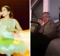 
                  Caetano Veloso é homenageado por Rosalía em show: 'Meu favorito'