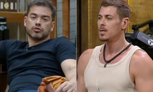 
				
					A Fazenda: Sidney Sampaio enfia o dedo no café da manhã de Sacha Bali
				
				