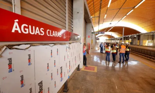 
				
					Metrô para entre Pirajá e Águas Claras para manutenção no domingo (9)
				
				