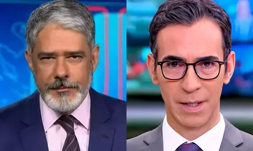 
				
					Suposta briga entre William Bonner e César Tralli vem à tona na Globo
				
				