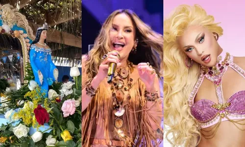 
				
					Festa de Iemanjá, Claudia Leitte e Pabllo Vittar: veja Agenda Cultural
				
				