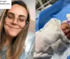 Mulher dá entrada em hospital com gases e descobre estar em trabalho de parto
