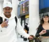 FOTOS: Xamã é visto com nova namorada em aeroporto do Rio de Janeiro