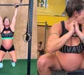 Grávida viraliza ao mostrar treino intenso de CrossFit; VÍDEO