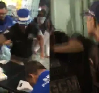 VÍDEO: Guarda municipal agride ambulante no rosto em Salvador
