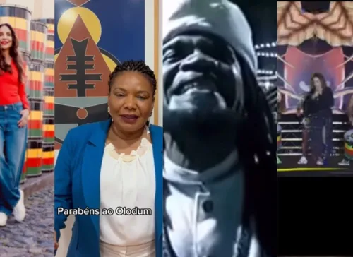 Olodum recebe homenagens de famosos em celebração aos 45 anos