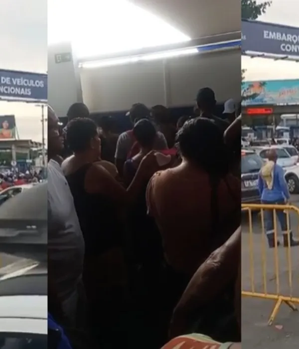 Ferry tem fila intensa de 4h e embarcação substituída em Salvador