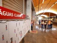 Metrô para entre Pirajá e Águas Claras para manutenção no domingo (9)