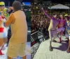 Alinne Rosa se joga na dança com Compadre Washington e Psirico em show